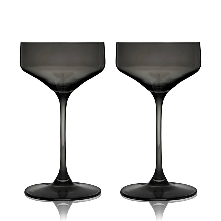 Set (2) Smoke Glasses