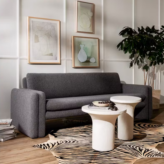 Zebra Styled Cow Hide