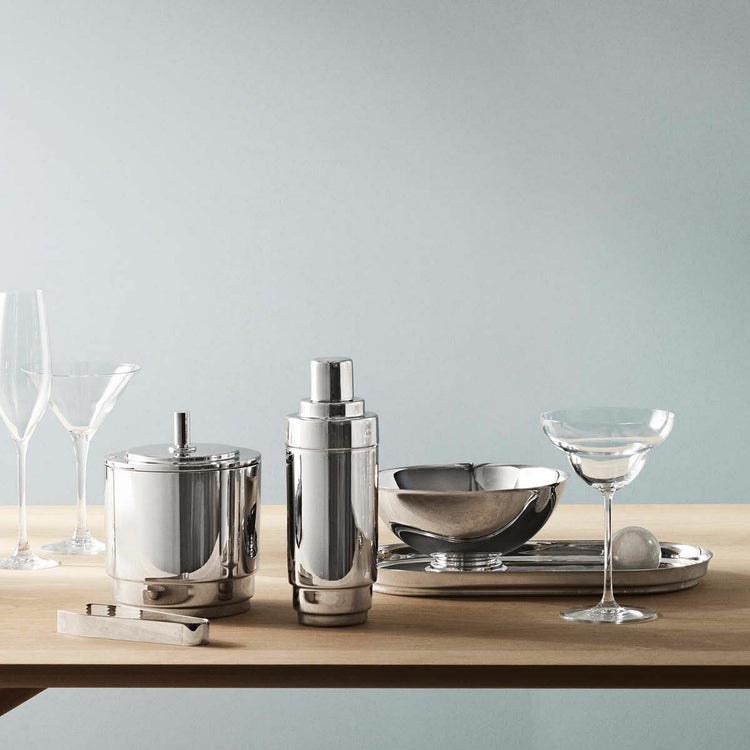 Manhattan Ice Bucket with Tongs