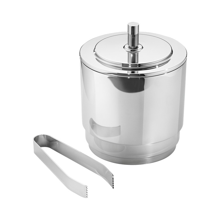 Manhattan Ice Bucket with Tongs