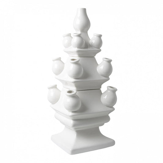 Tulip Vase White 3-Piece