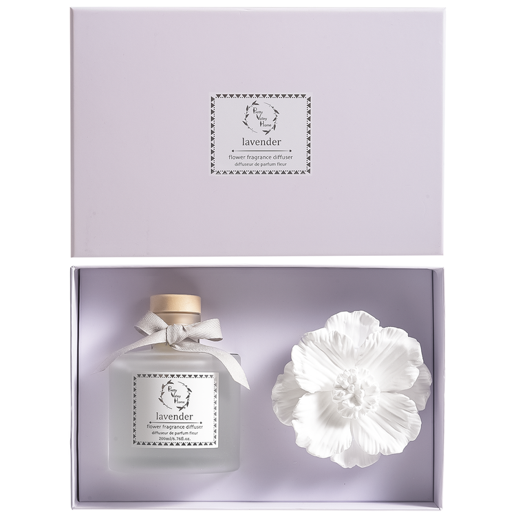 White Jasmine-Green Diffuser Set
