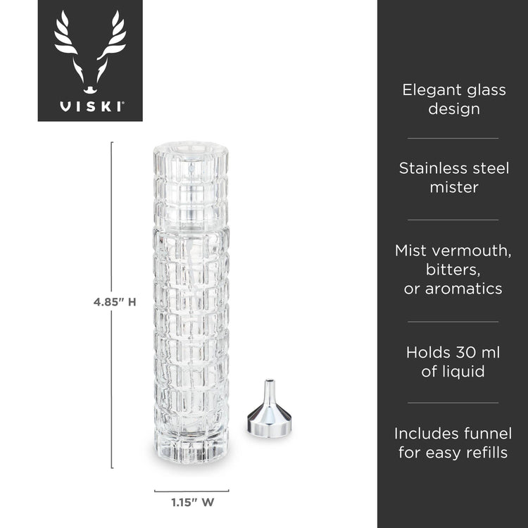 Crystal Cocktail Atomizer Spray Bottle by Viski