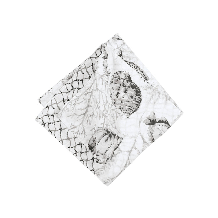 Sea You Later Grey Reversible Napkin Set 4