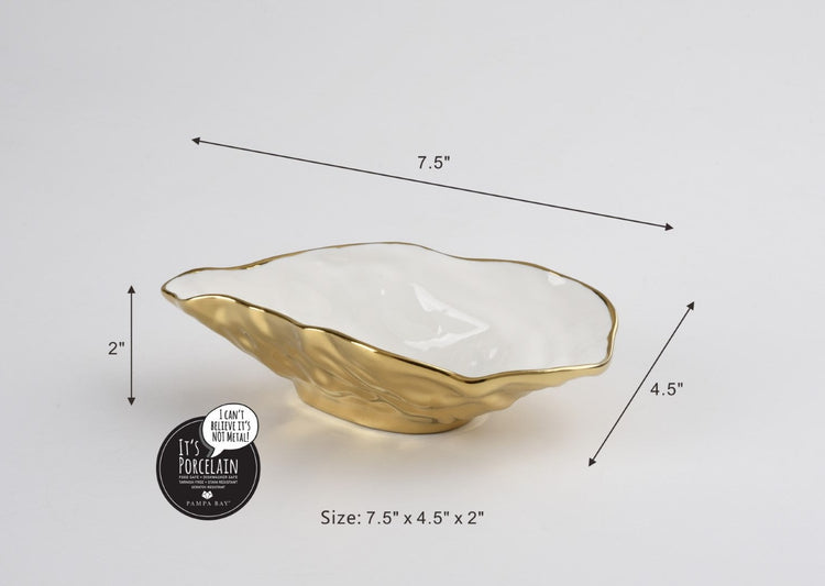 SM Gold Oyster Bowl