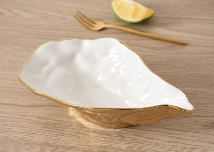 SM Gold Oyster Bowl