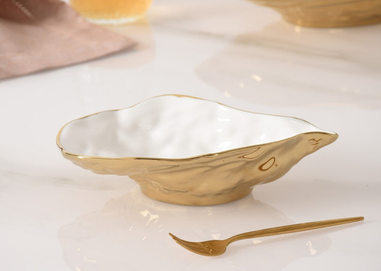 SM Gold Oyster Bowl