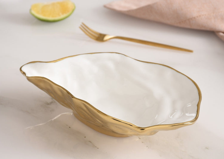 SM Gold Oyster Bowl