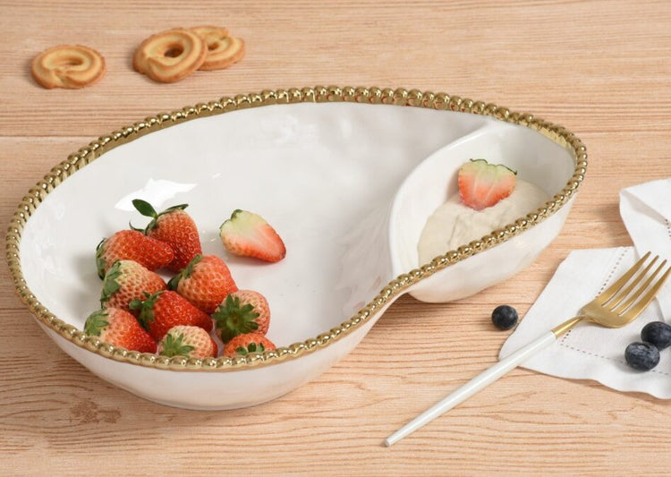 2 Section Serving Piece