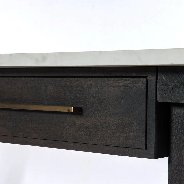 Marble Island Counter Table w/ Drawers