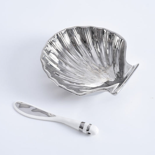 The Shell Set Silver Finish