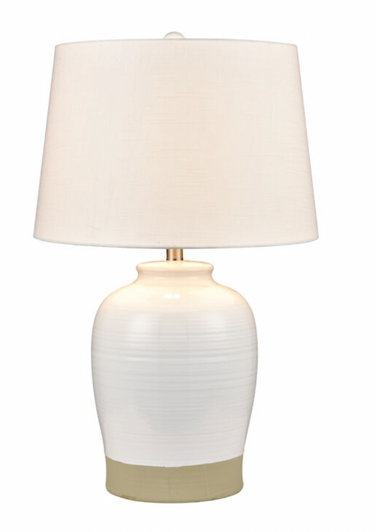 Large Cream Table Lamp