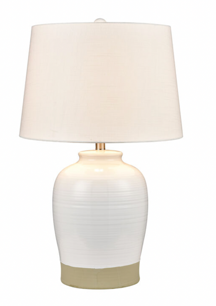 Large Cream Table Lamp