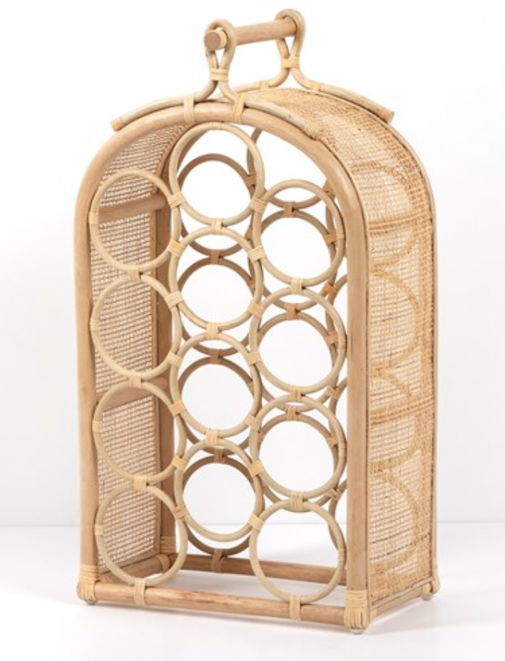 Rattan Wine Rack (limited Edition)