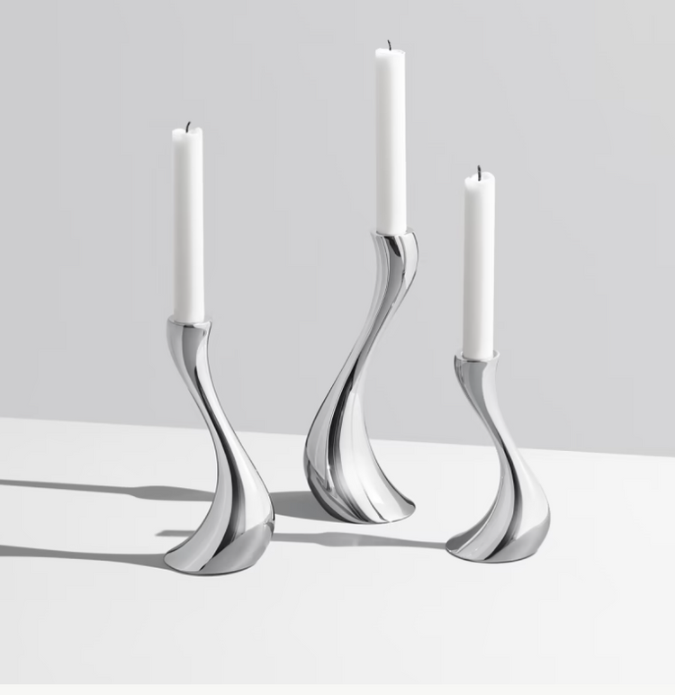 Cobra Candle Holder Set of 3