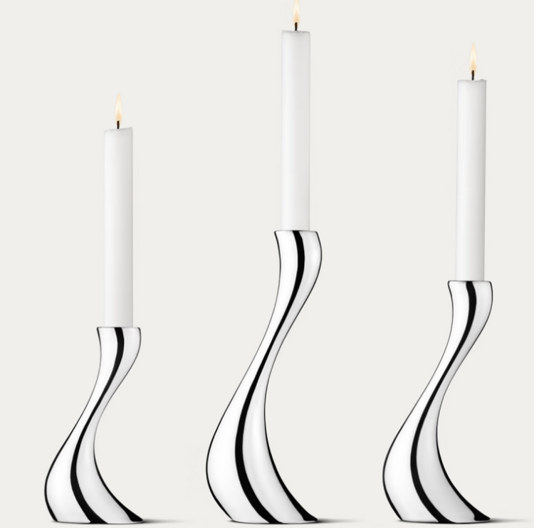 Cobra Candle Holder Set of 3