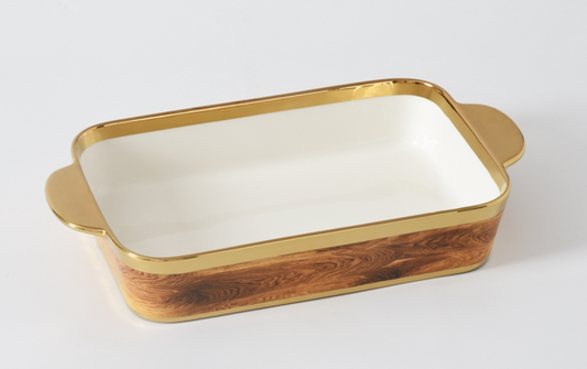 Wood Grain Baking Dish