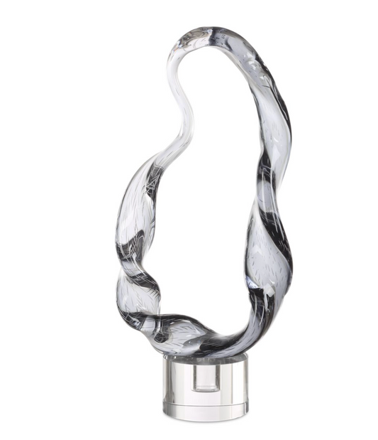 Smoked Glass Sculpture/Crystal Base