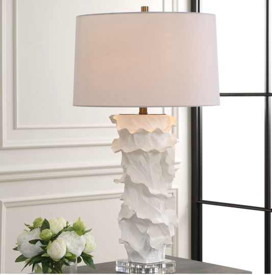 Ivory Cascade Lamp