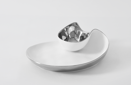 Silver Modern Chip and Dip (Copy)