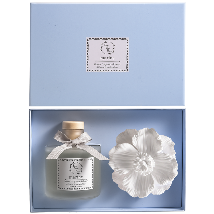 White Jasmine-Green Diffuser Set