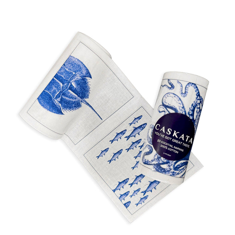 Coastal Cocktail Napkin Roll: Single