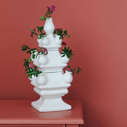 Tulip Vase White 3-Piece