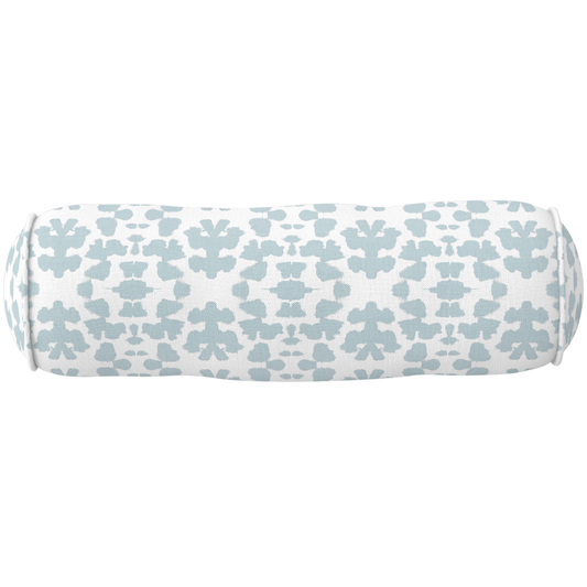Chintz Mist Round Bolster Pillow: King (9" x 48")