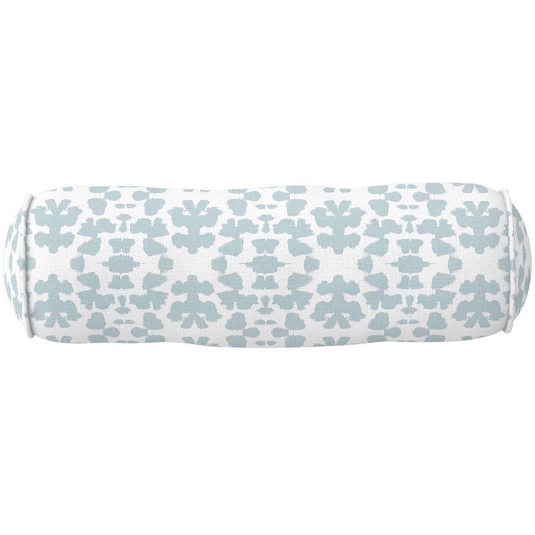 Chintz Mist Round Bolster Pillow: King (9" x 48")