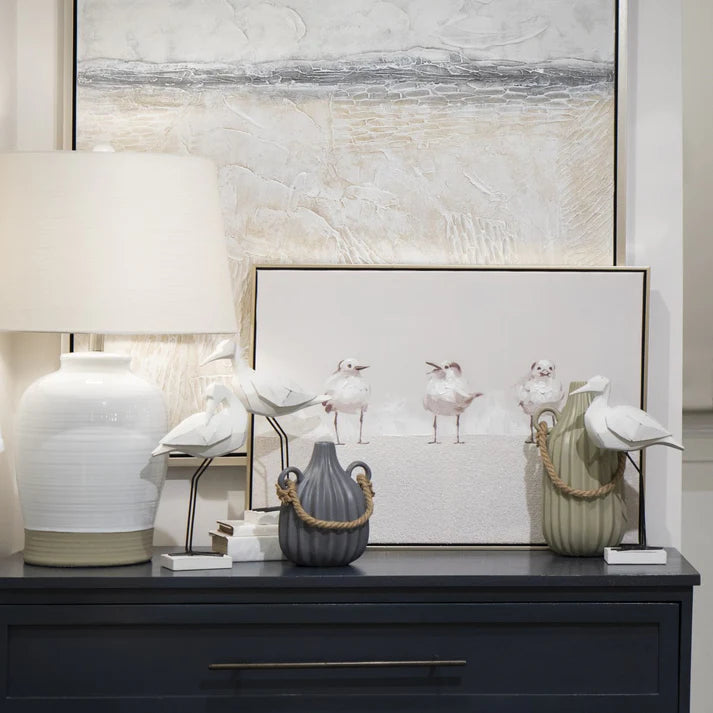 Large Cream Table Lamp
