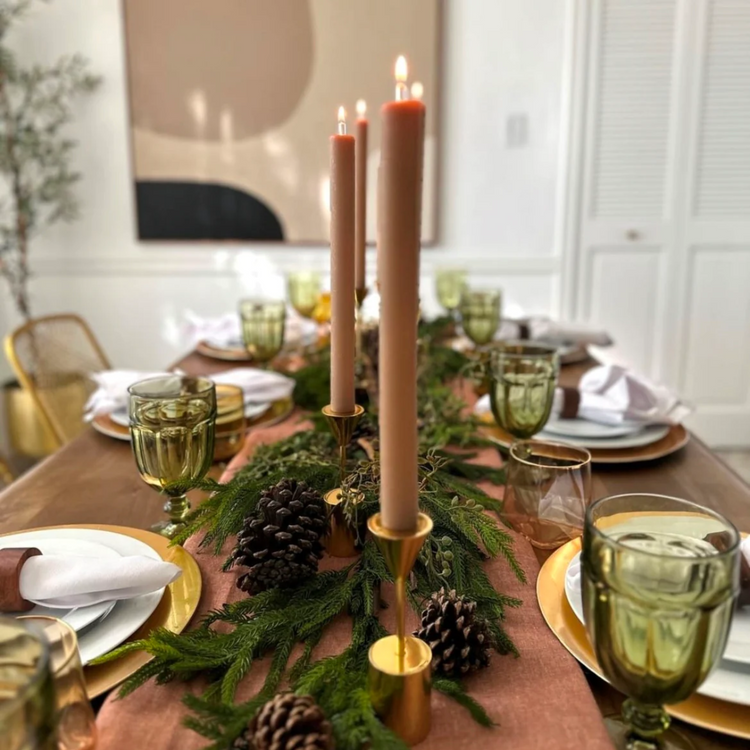 Oil-Burning Dinner Candle
