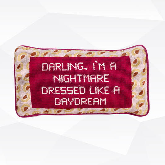 Dressed Like A Daydream Needlepoint Pillow