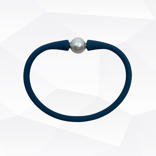 Navy/White Pearl Bracelet
