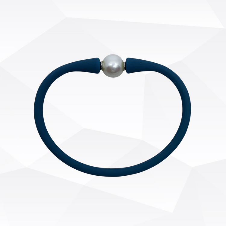 Navy/White Pearl Bracelet
