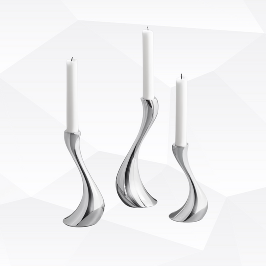 Cobra Candle Holder Set of 3