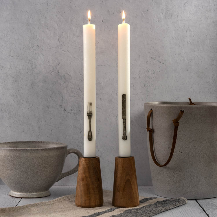Oil-Burning Dinner Candle