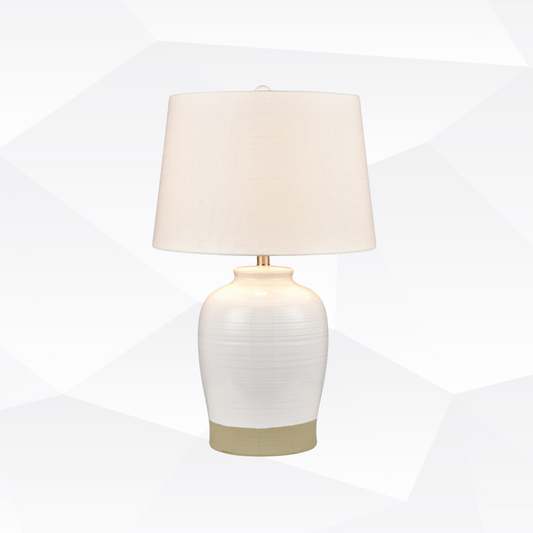 Large Cream Table Lamp
