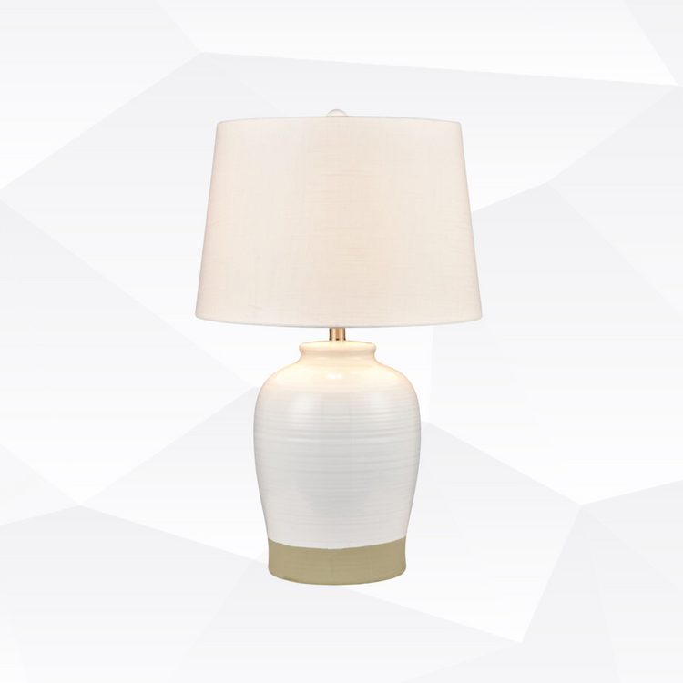 Large Cream Table Lamp