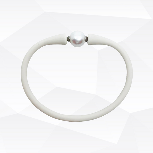 White/White Pearl Bracelet