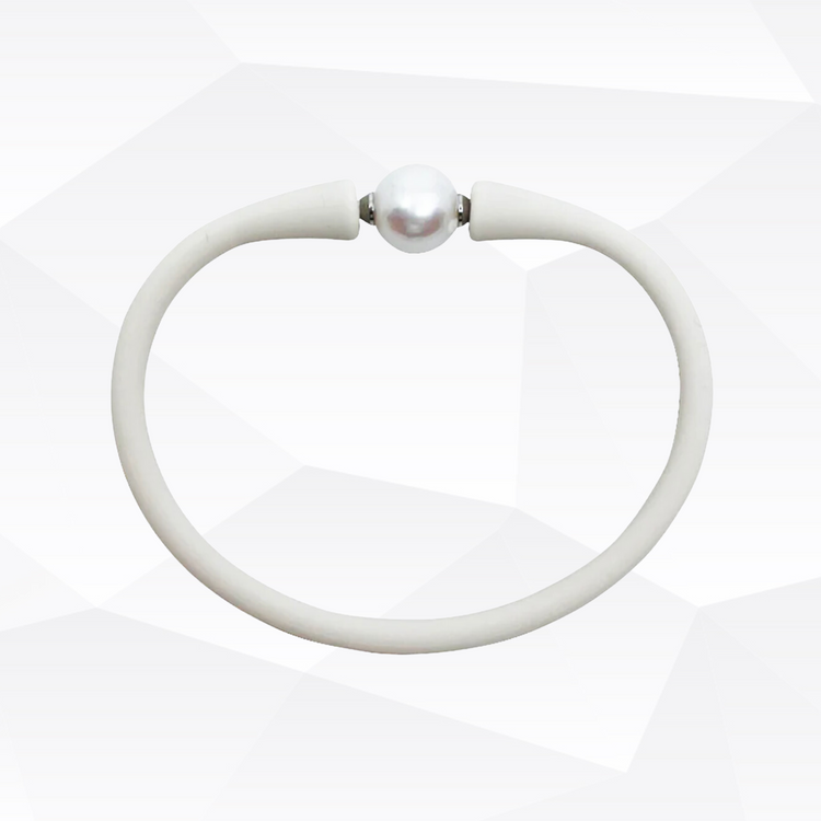 White/White Pearl Bracelet