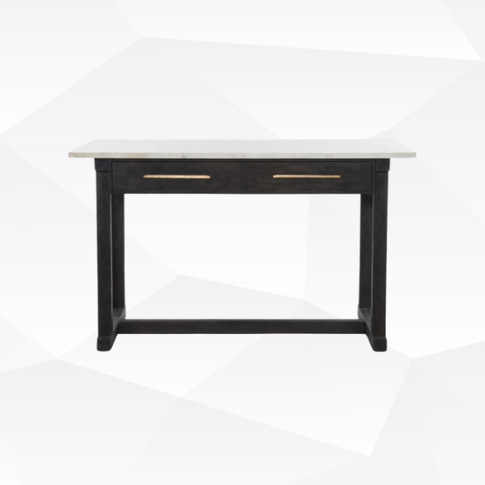 Marble Island Counter Table w/ Drawers