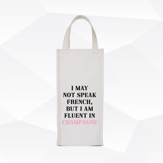 Speak French-Wine Bag
