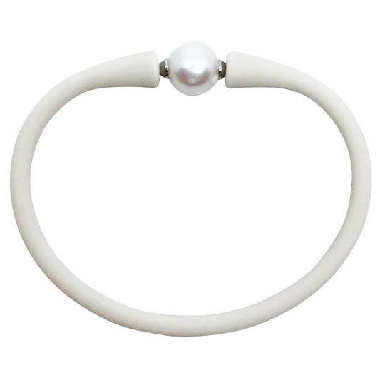 White/White Pearl Bracelet