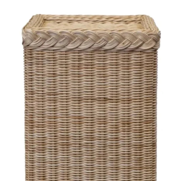 Wicker Pedestal (natural w/ Protective Finish)
