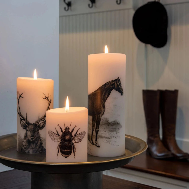 Bee Pillar Candle