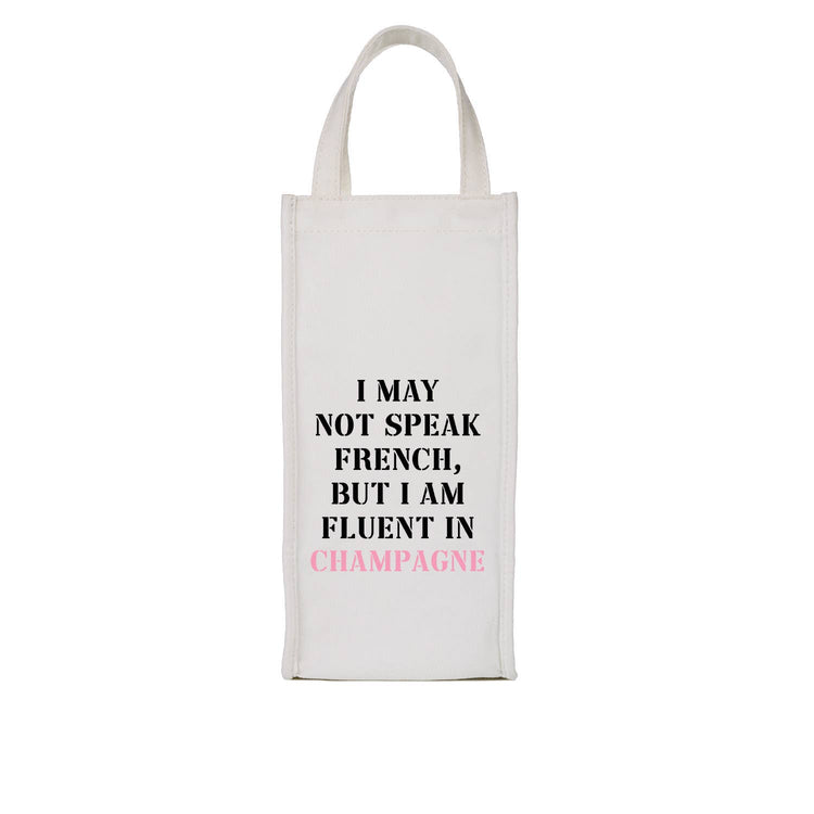 Speak French-Wine Bag