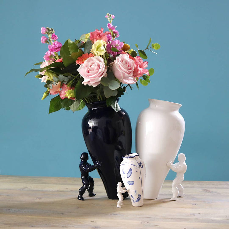 L/White Superhero Vase