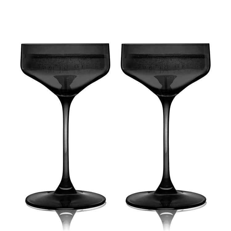 Set (2) Smoke Glasses