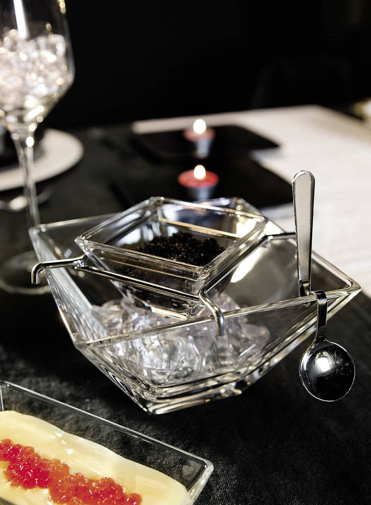 Caviar Set, 5.625"W