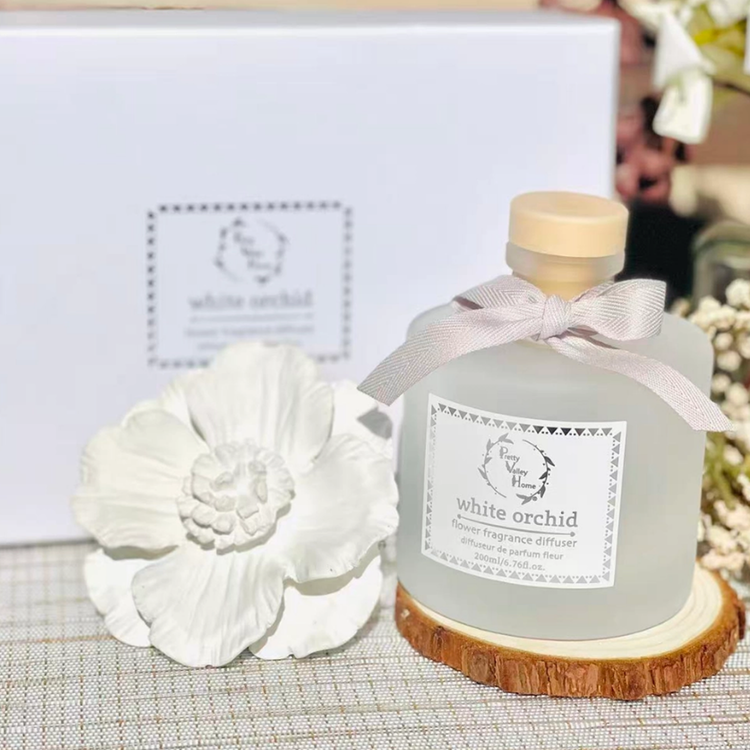 White Jasmine-Green Diffuser Set